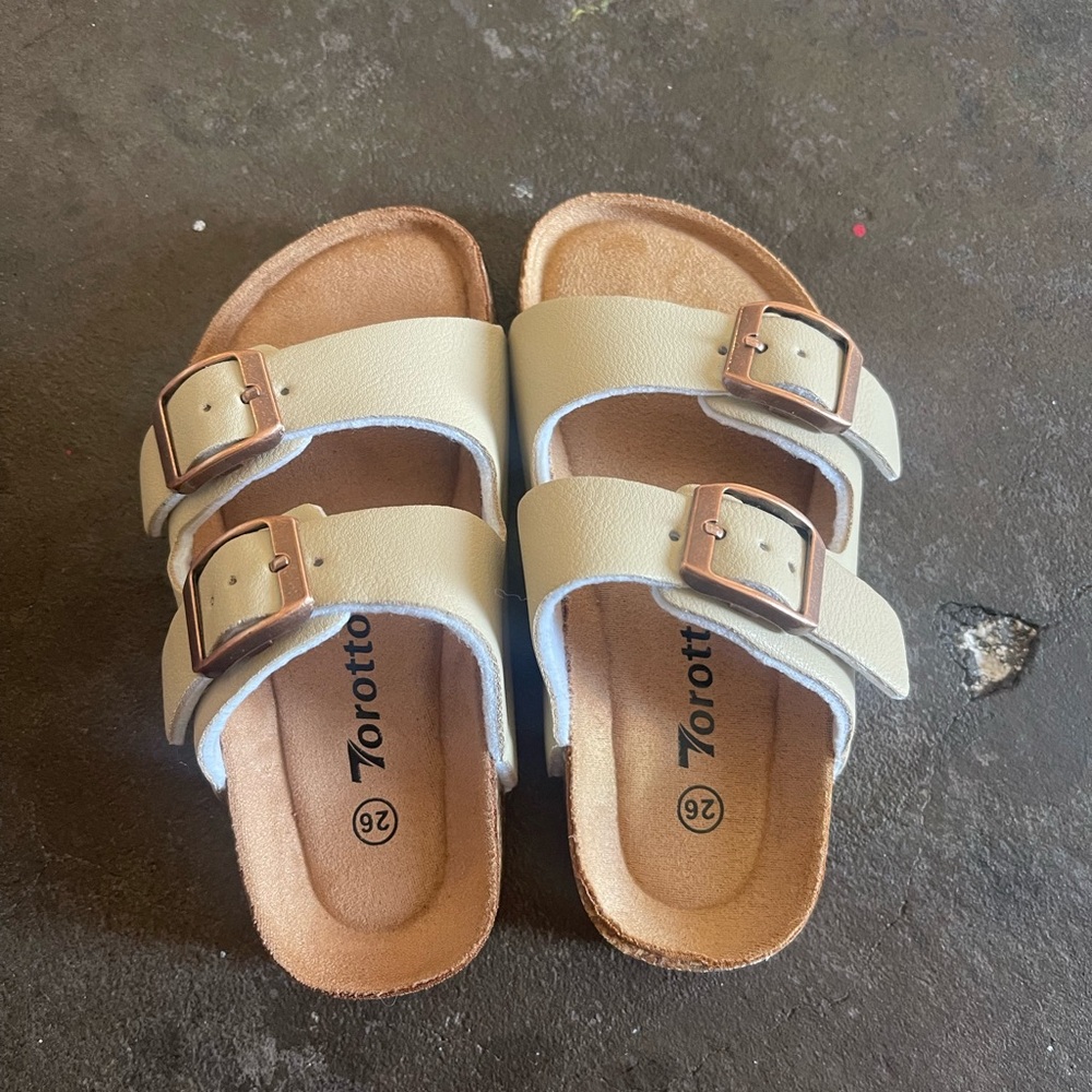 Toddler sandals 7orotto brand new